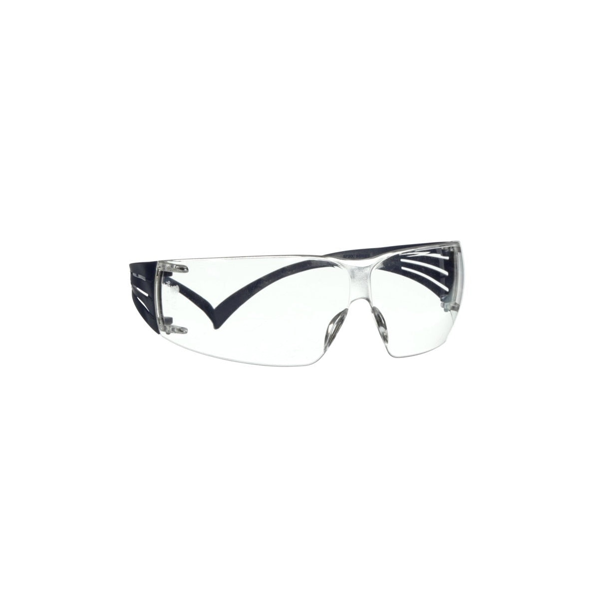 3M SF201SGAF-BLU SecureFit Protective Eyewear 200 Series, Blue Temples, Clear Scotchgard Anti-Fog Lens (7100180044) - (20Pack) - 4
