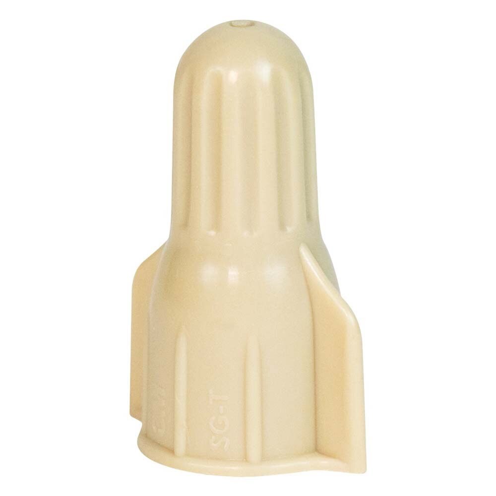 3M SG-T BAG Secure Grip Wire Connector, Steel Spring Connectors, 22-8 AWG, Straight Wing Design, Tan SG-T (7100180520) (5000 Pack)