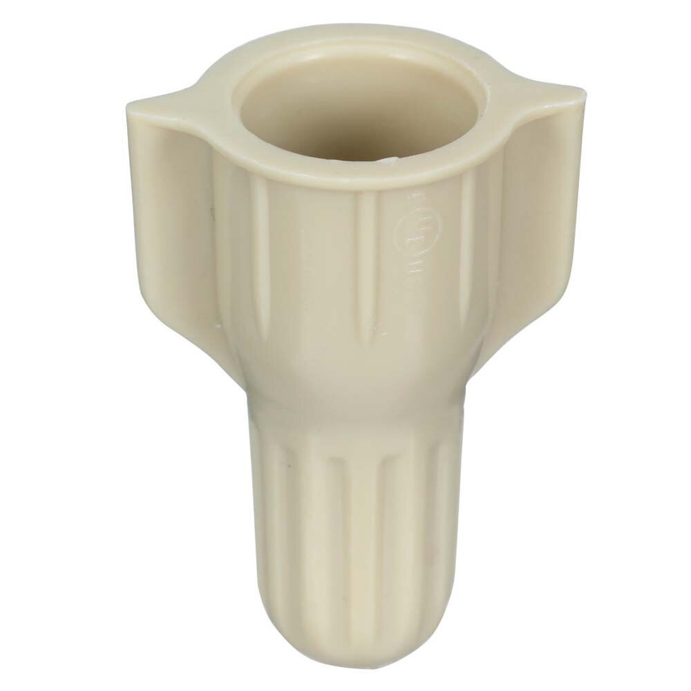 3M SG-T BAG Secure Grip Wire Connector, Steel Spring Connectors, 22-8 AWG, Straight Wing Design, Tan SG-T (7100180520) (5000 Pack) - 4