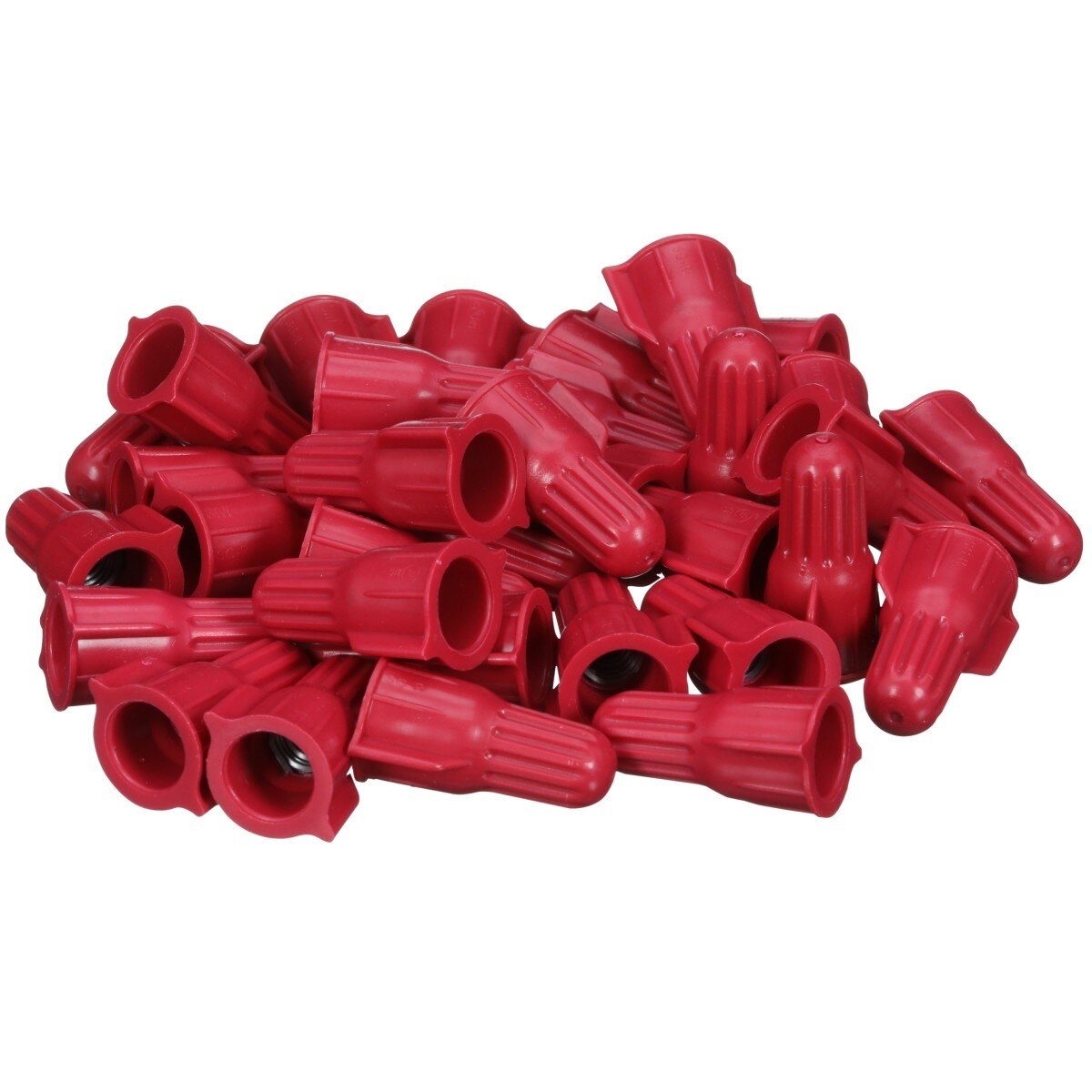 3M SG-R POUCH Secure Grip Wire Connector, Steel Spring, 18 to 8 AWG, Straight Wing Design, Red (7100180654) (1000 Pack) - 5