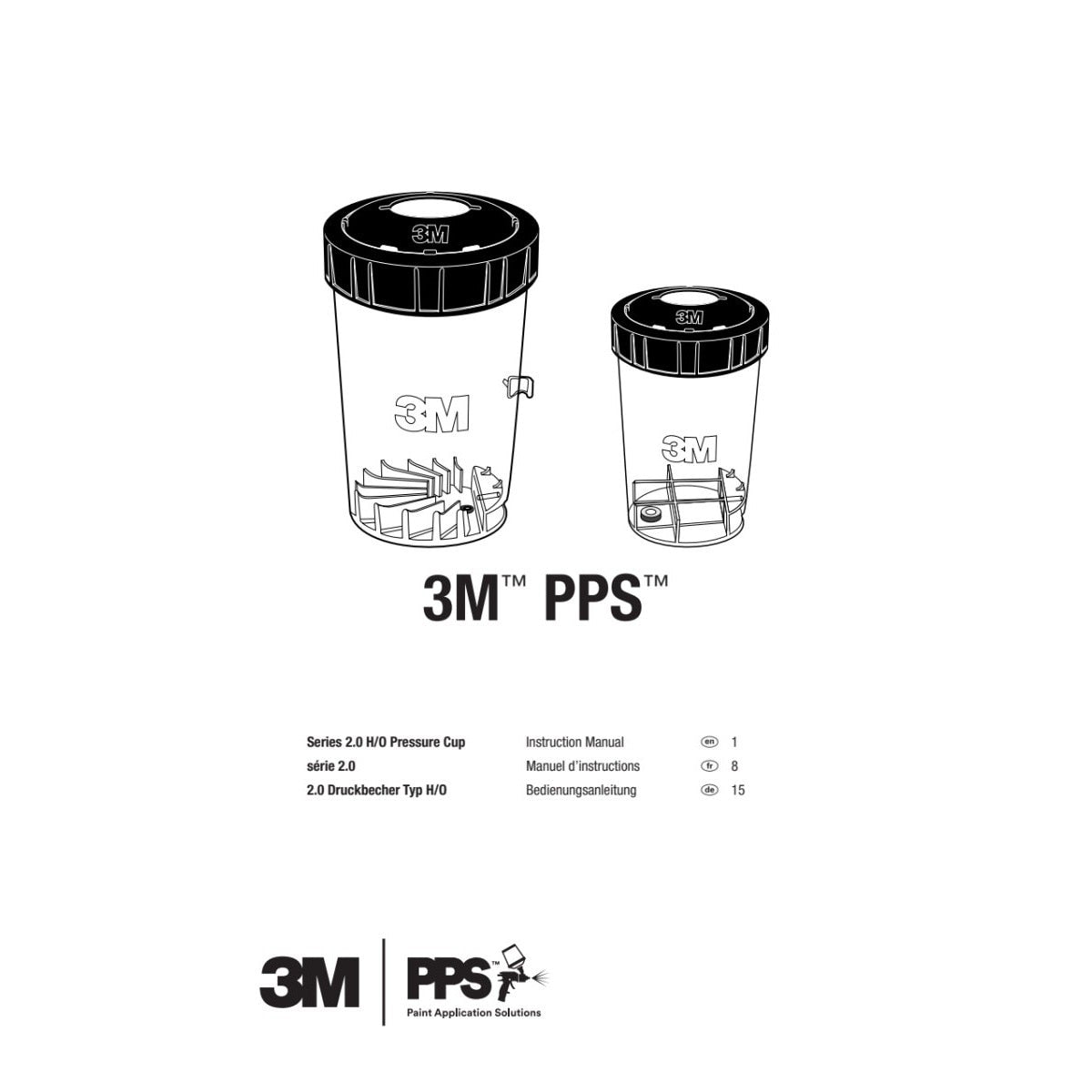 3M 26124 PPS Series 2.0 Type H/O Pressure Cup with Air Hose, Large/Standard, Transparent, 28 fl oz (7100191753) - (2 Pack) - 4