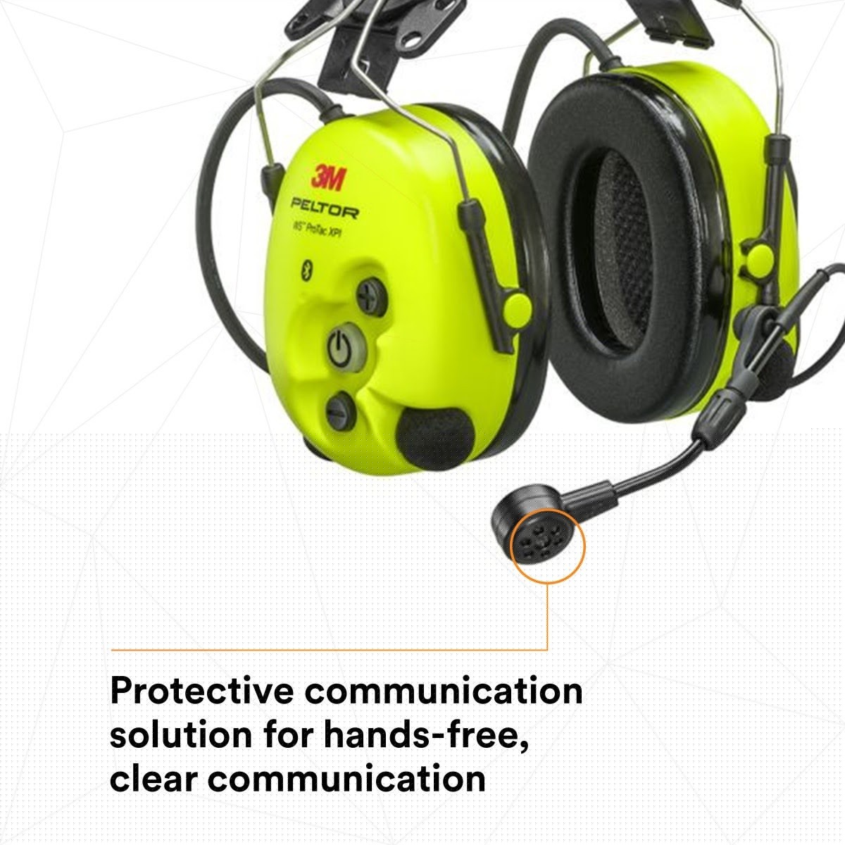 3M MT15H7P3EWS6 PELTOR WS ProTac XPI Headset Hard Hat Attached (7100195960) - 5
