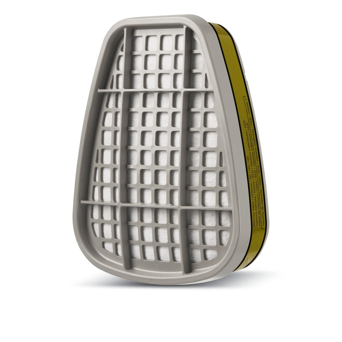 3M 6007 Mercury Vapor Organic Vapor Acid Gas Bayonet Respirator Cartridge, Olive (7100198706) (60 Pack) - 3