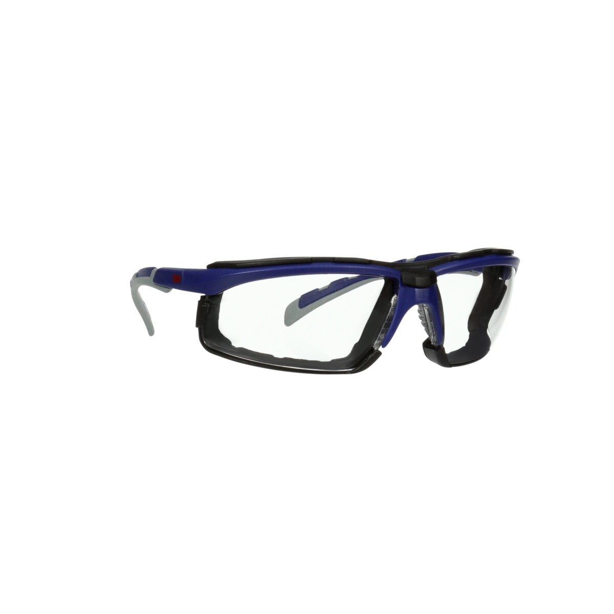 3M S2001SGAF-BGR-F Solus 2000 Series Safety Glasses, Anti-Fog Anti-Scratch, Clear Lens, Gray Teal Frame, Removable Foam Gasket (7100203183) (20 Pack) - 7