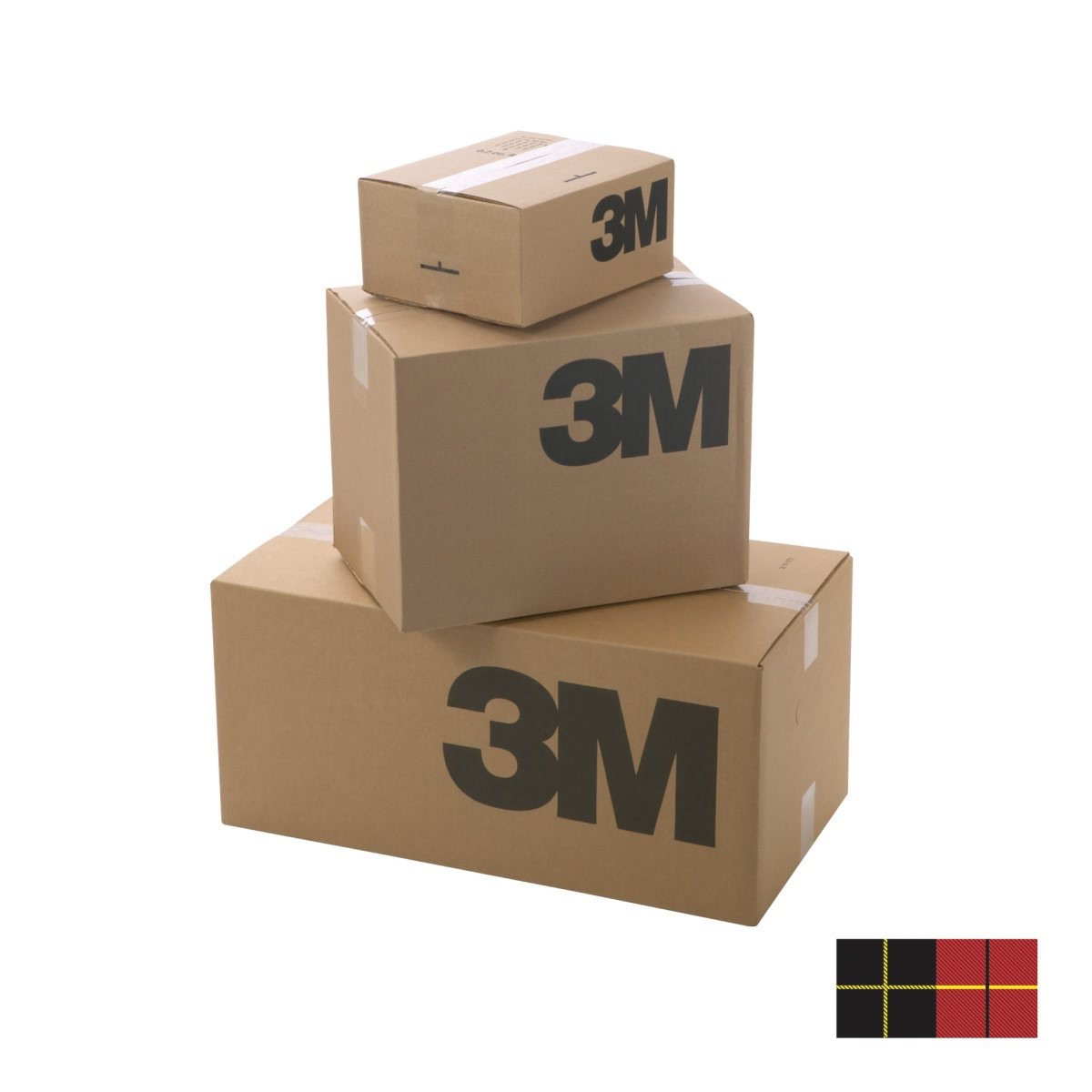 3M 375+ Scotch High Tack Box Sealing Tape, Hot Melt Adhesive, Clear, 72 mm x 50 m (7100215467) (24 Pack) - 10