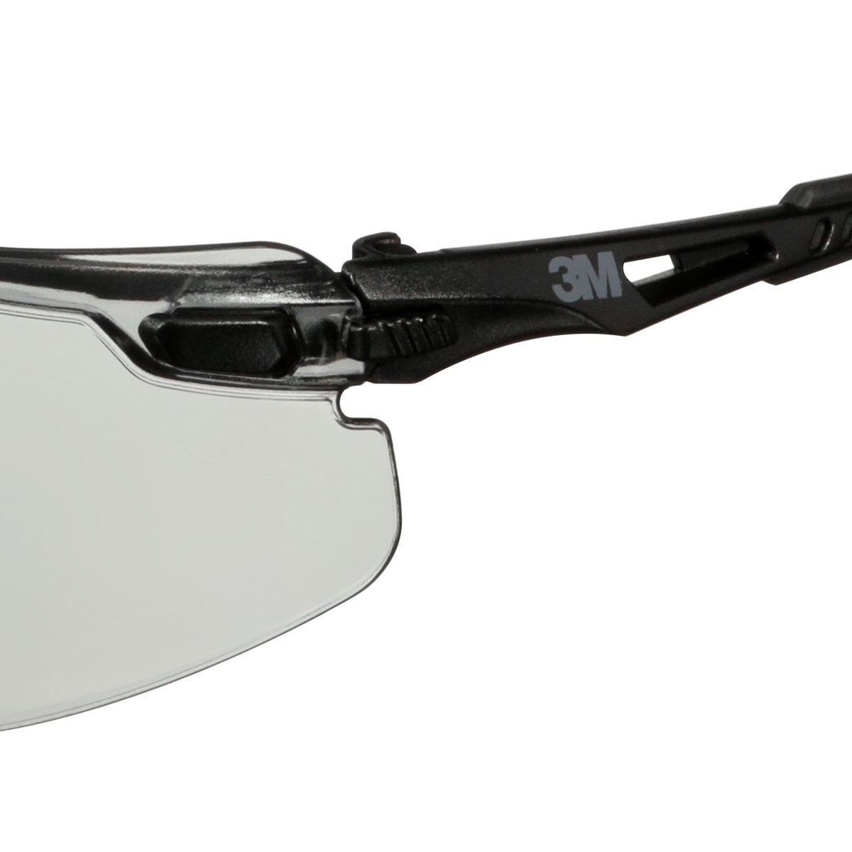 3M S1507SGAF Solus 1000 Series Safety Glasses, Black Temples, Indoor Outdoor Gray AF-AS Lens, Anti Fog Anti Scratch Coating (7100220752) - (20 Pack) - 6