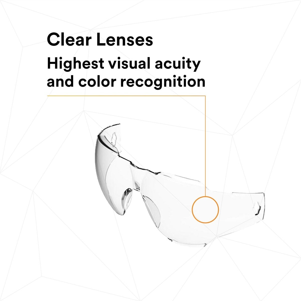 3M GG501SGAF-LENS GoggleGear 500-Series Clear Anti-Fog Anti-Scratch Replacement Lens (7100222787) (20 Pack) - 3