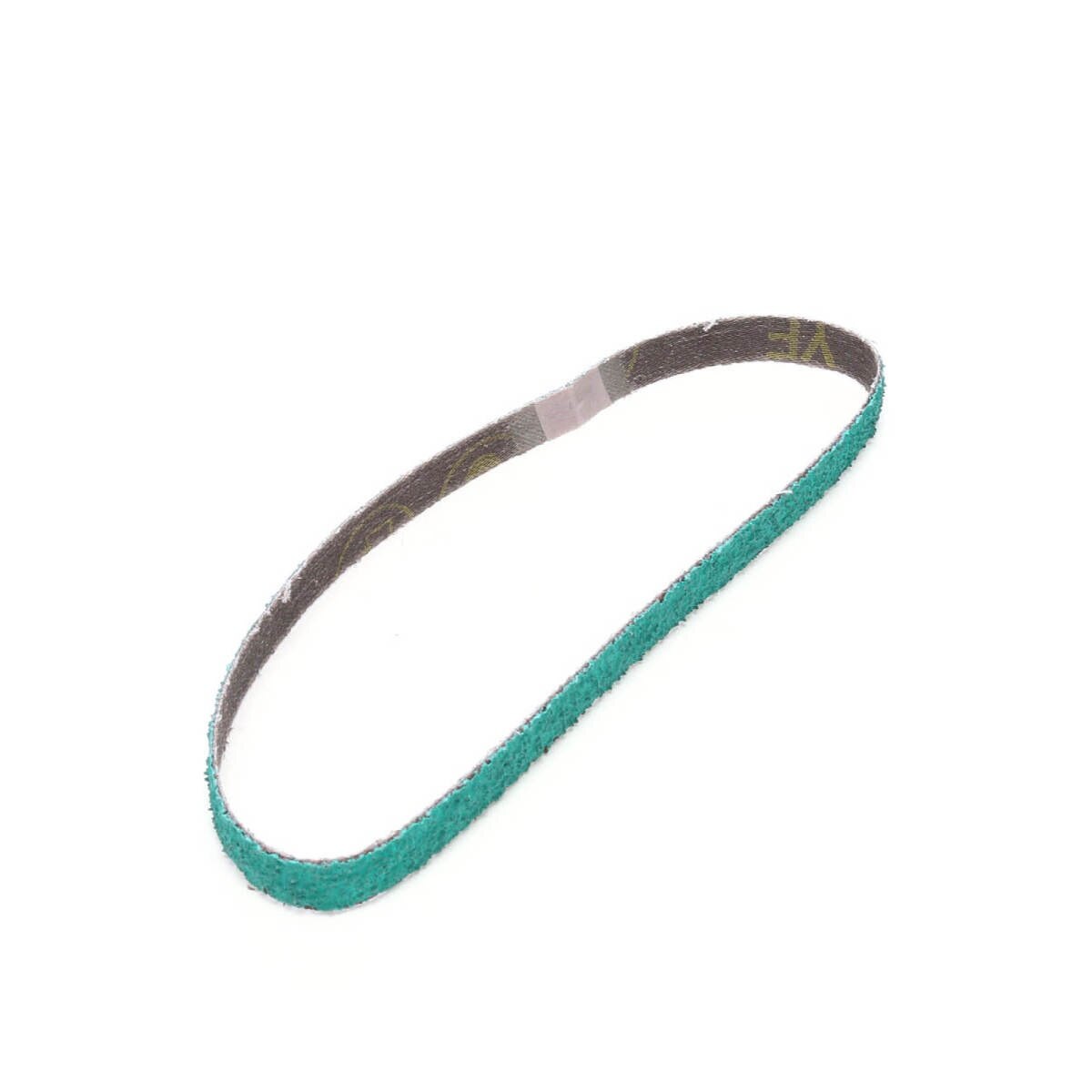 3M 36517 Green Corps Abrasive File Belt, 60 Grit, Ceramic Aluminum Oxide, Green, 1/2 in x 18 in (7100226310) (100 Pack) - 4