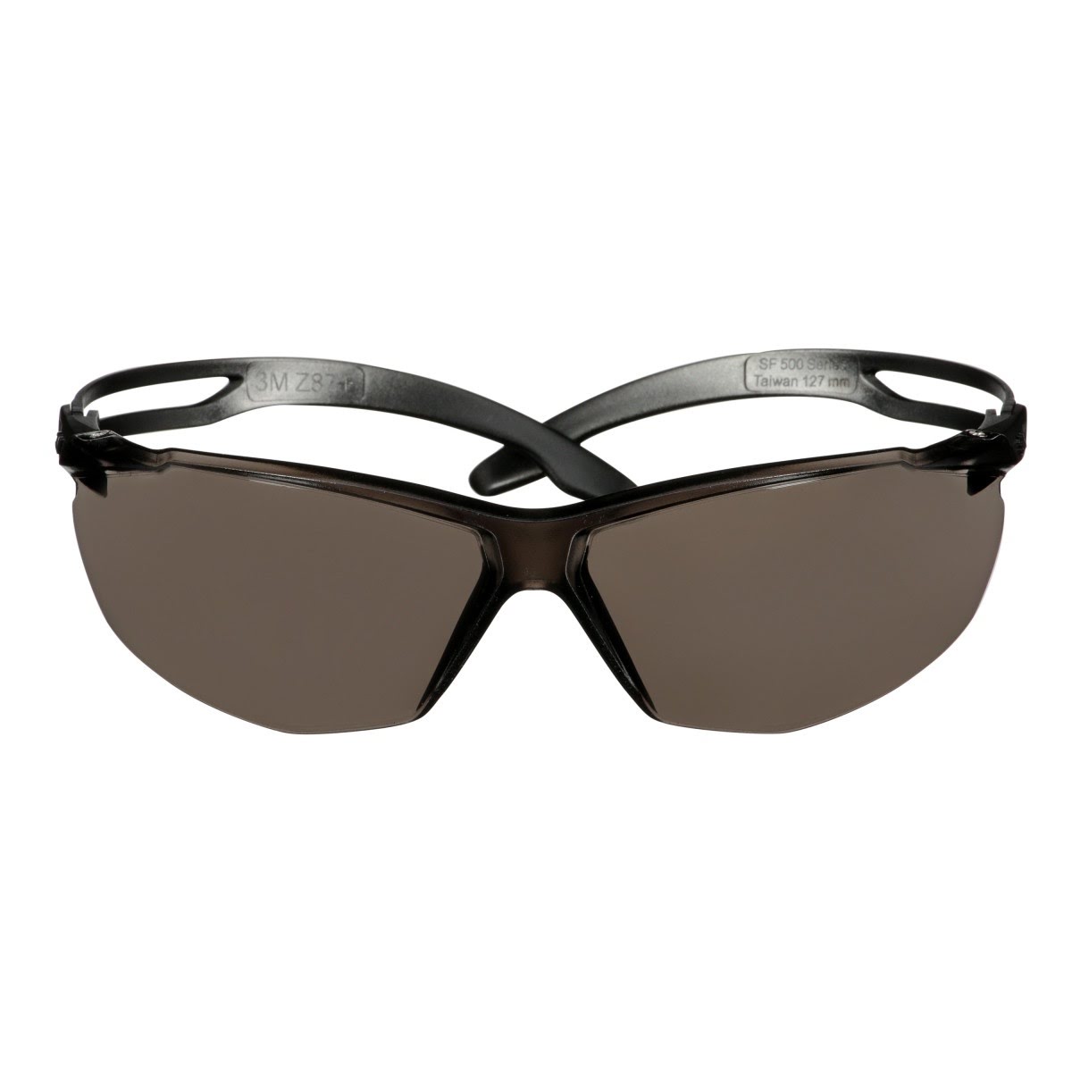3M SF502AF-BLK SecureFit 500 Series Safety Glasses, Impact Rated ANSI Z87, Adjustable Ratchet Temples, Anti-Fog/Anti-Scratch Gray Lens, Black Frame (7100228722) (20 Pack) - 3