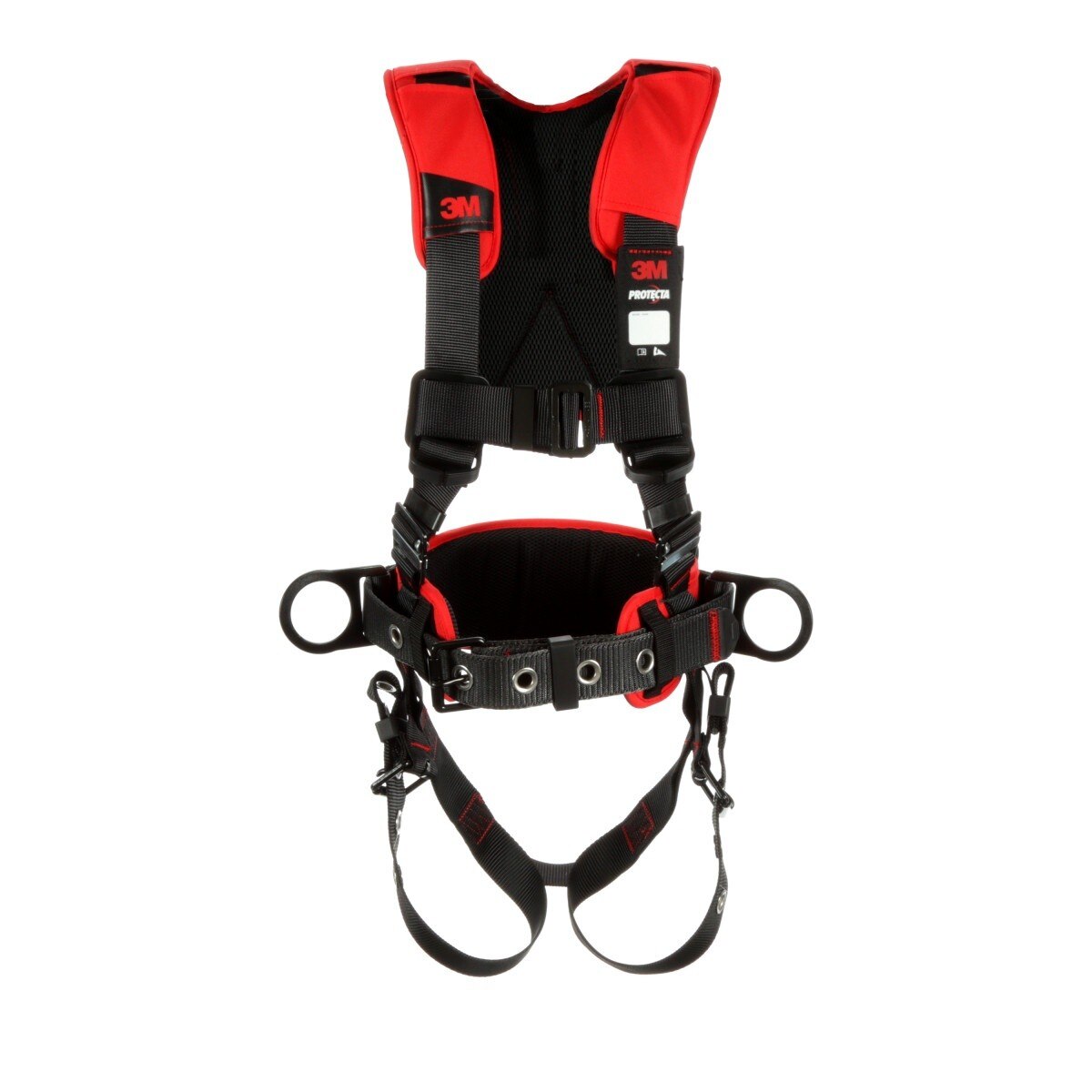 3M 1161204 PROTECTA P200 Comfort Construction Positioning Safety Harness, Black, Small (7100232011)