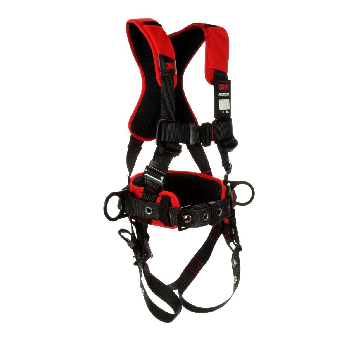 3M 1161204 PROTECTA P200 Comfort Construction Positioning Safety Harness, Black, Small (7100232011) - 4