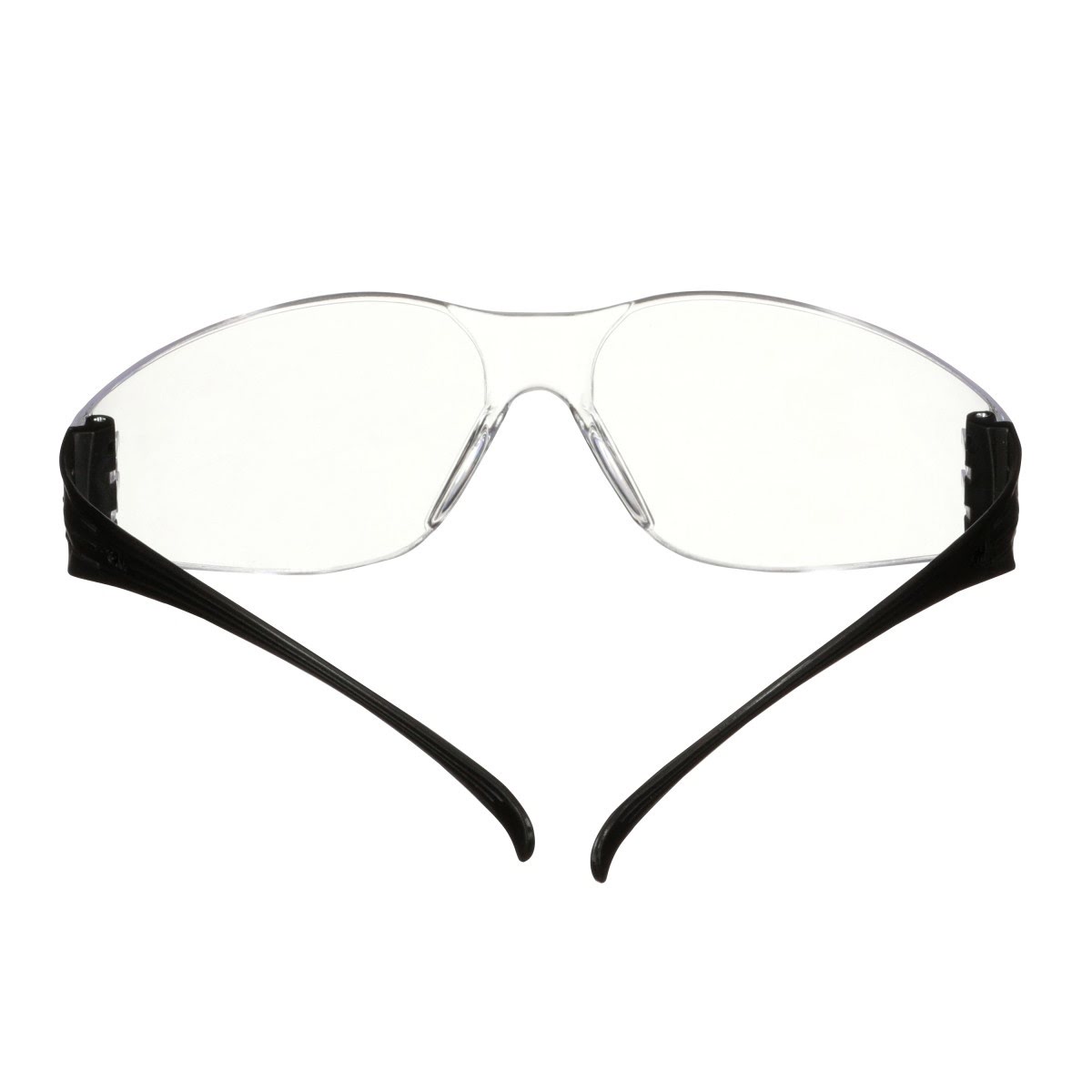 3M SecureFit 100 Series Safety Glasses Clear Anti-Scratch Lens Black Temples (7100238171) - (100Pack) - 9