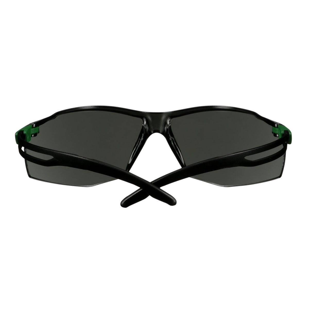 3M SF530AF-GRN SecureFit 500 Series Safety Glasses ANSI Z87 Impact Rated IR 3.0 Gray Anti Fog Anti Scratch Lens Black Green Frame (7100239086) - (20 Pack) - 7