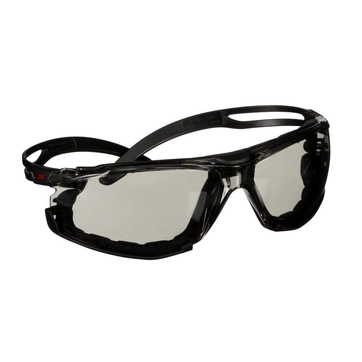3M SF507SGAF-BLK-FM SecureFit 500 Series Safety Glasses, Anti-Fog Coating, Indoor/Outdoor Gray Lens, Black Frame with Foam Gasket (7100239092) - (20 Pack) - 5