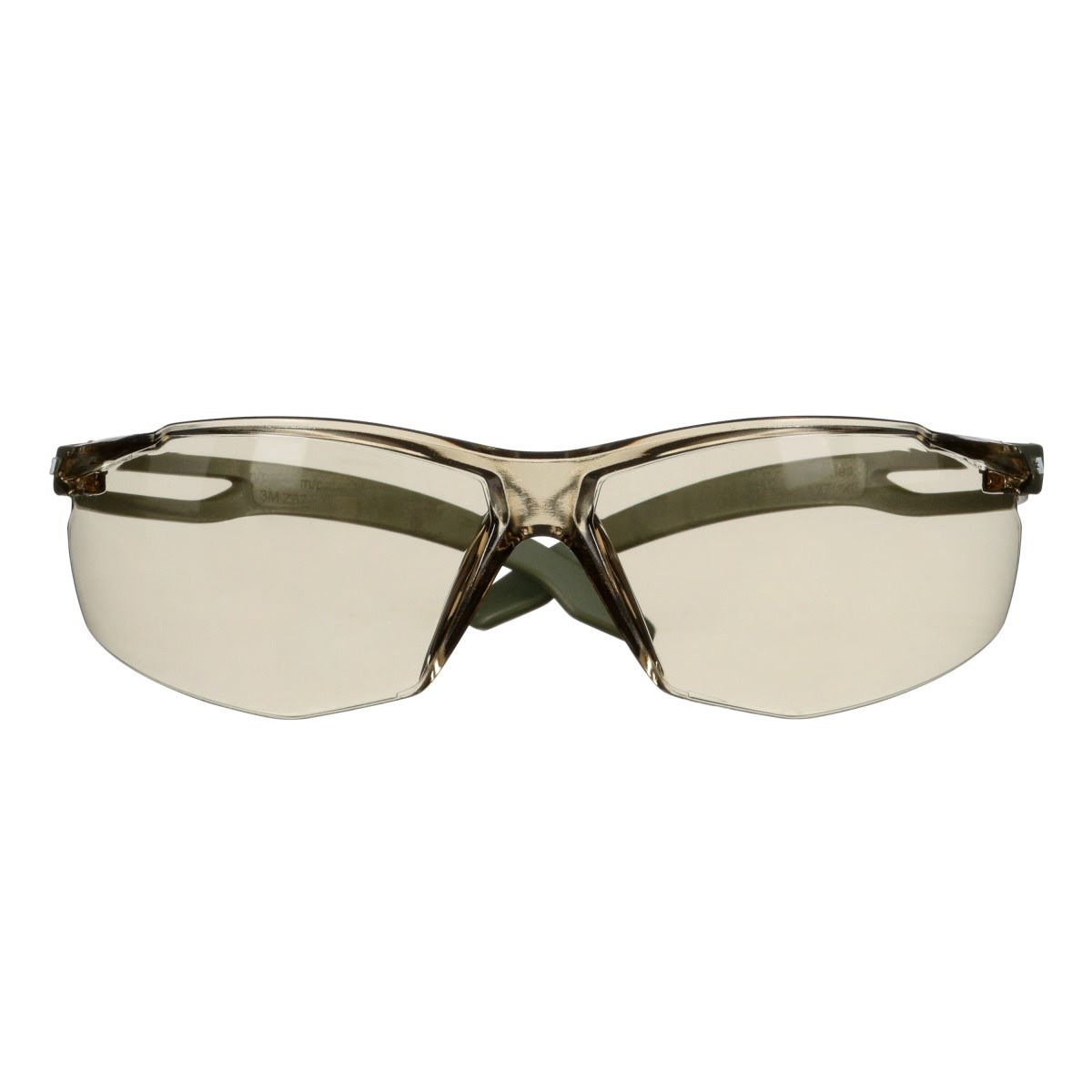 3M SecureFit 500 Series Safety Glasses, Scotchgard Anti Fog Coating, Anti Scratch, Light Brown Lens, Olive Frame, ANSI Z87.1-2020 (SF528SGAF-DGR) (7100239191) - (20Pack)