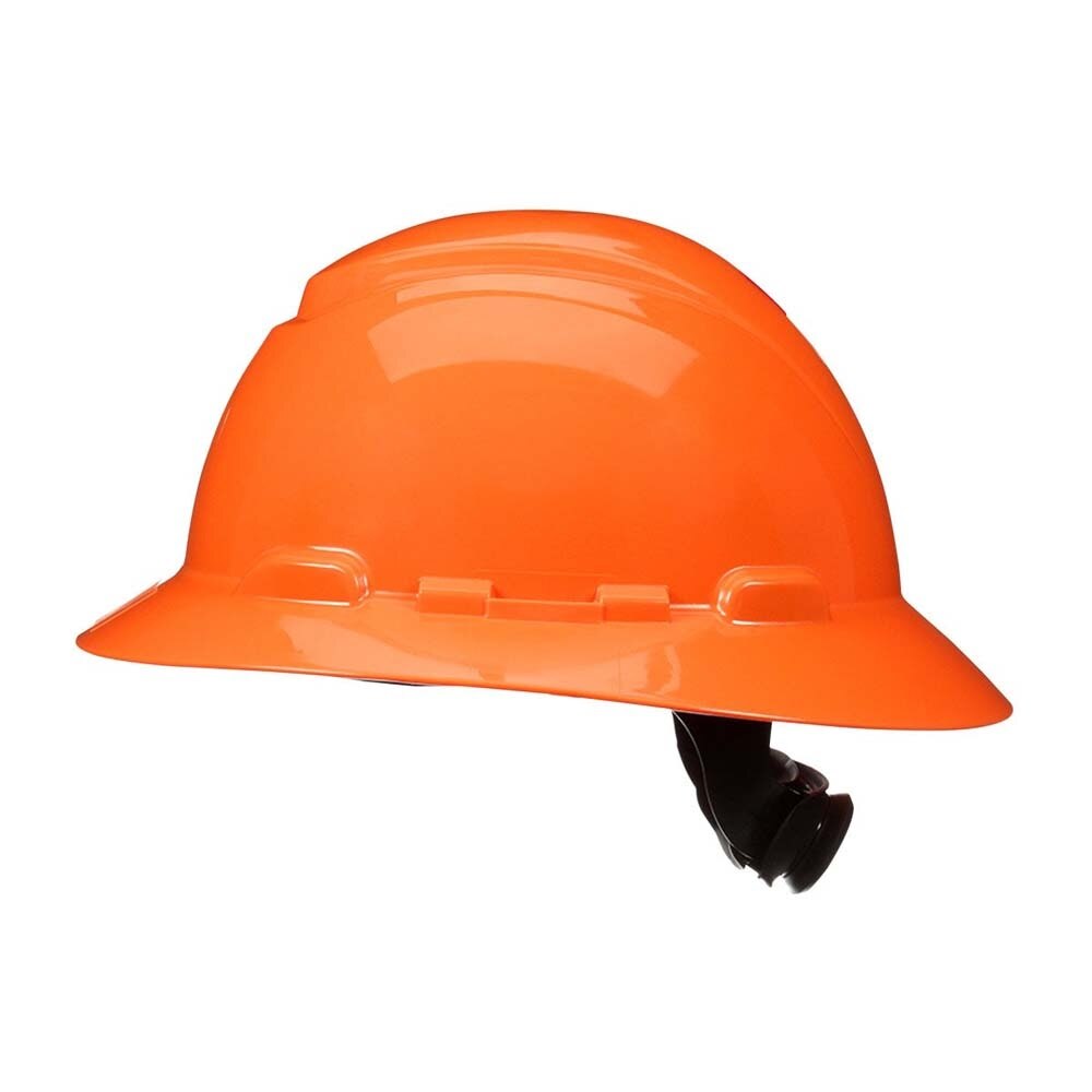 3M H-806SFR-UV SecureFit Full Brim Hard Hat, Orange, Non-Vented with Uvicator and 4-Point Ratchet Suspension (7100239992) - (20Pack) - 4