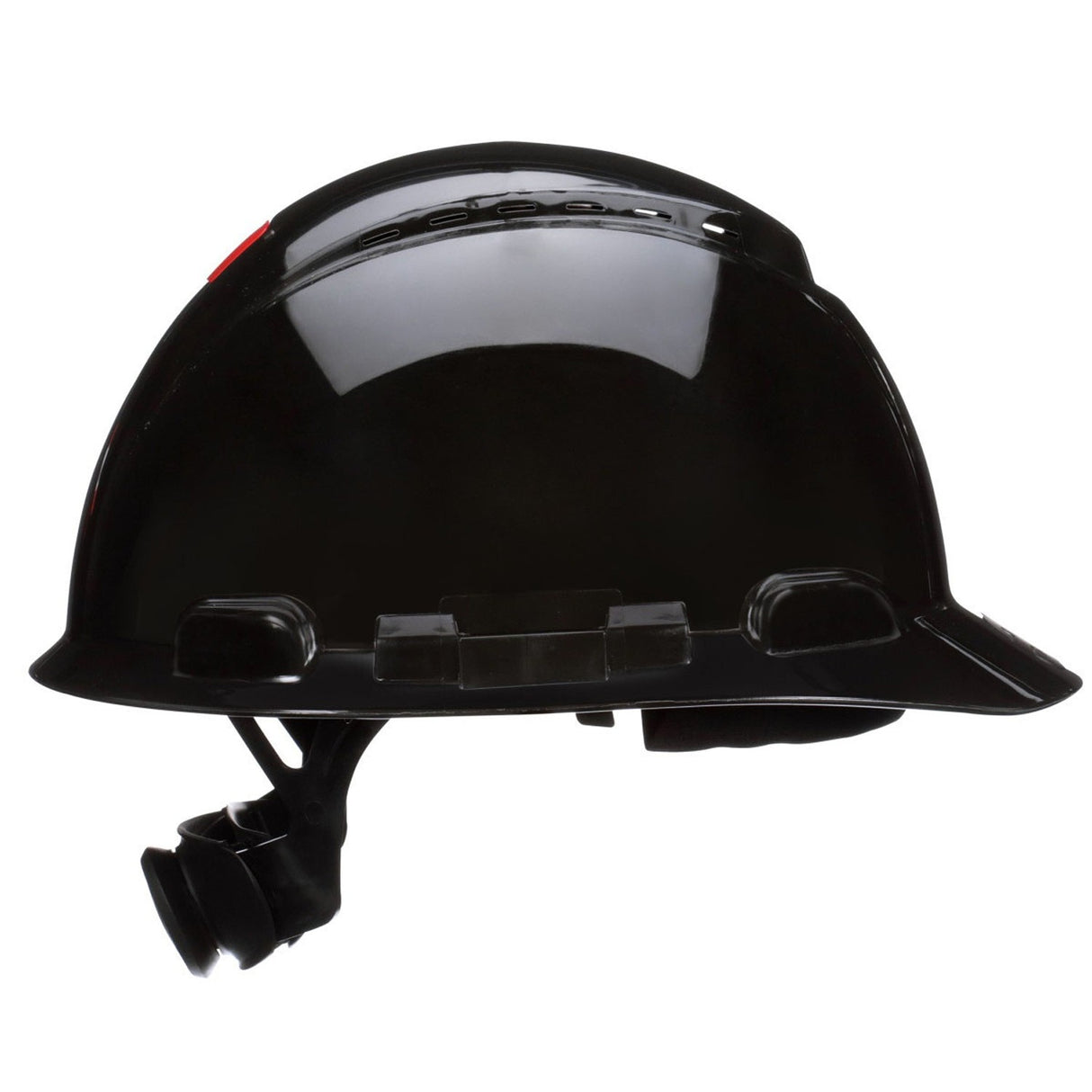 3M H-712SFV-UV SecureFit Hard Hat, Black, Vented Cap Style Safety Helmet with Uvicator Sensor, 4-Point Pressure Diffusion Ratchet Suspension, ANSI Z89.1, Medium (7100240011) - (20Pack) - 2