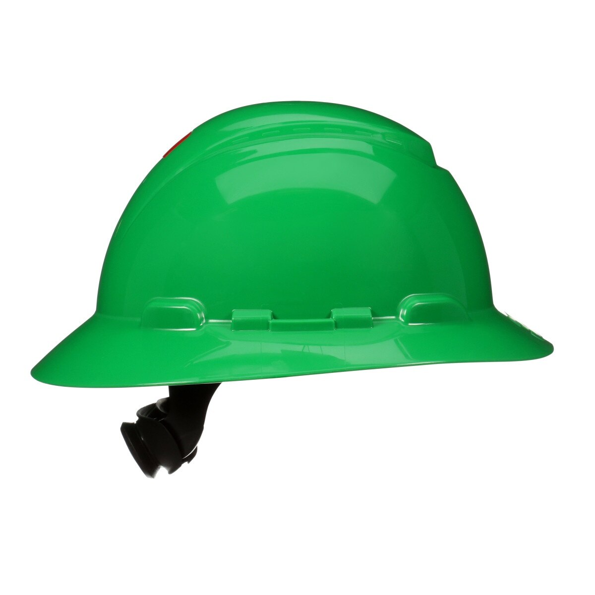 3M H-804SFR-UV SecureFit Full Brim Hard Hat, Green, Non-Vented, 4-Point Pressure Diffusion Ratchet Suspension, with Uvicator (7100240032) - (20 Pack) - 5