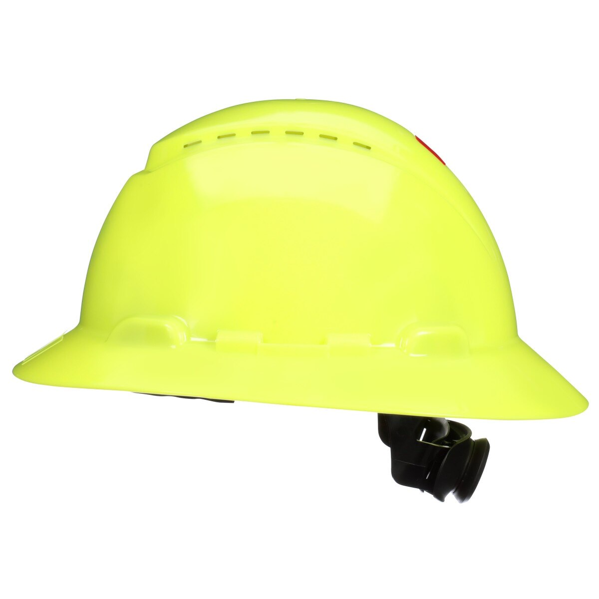3M H-809SFV-UV SecureFit Full Brim Hard Hat with UVicator Sensor, Vented, Hi-Vis Yellow, 4-Point Pressure Diffusion Ratchet Suspension, ANSI Z89.1 (7100240035) - (20 Pack) - 2
