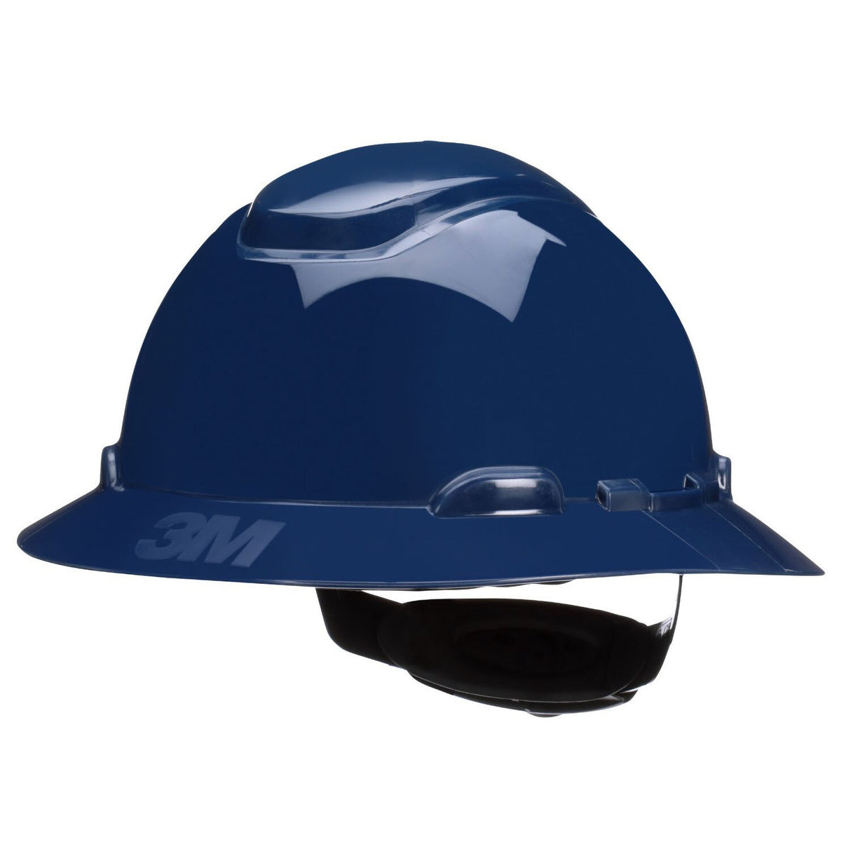 3M SecureFit Full Brim Hard Hat, Navy Blue, Non-Vented, UVicator Sensor, 4-Point Pressure Diffusion Ratchet Suspension, ANSI Z89.1 (H-810SFR-UV) (7100240037) - (20Pack) - 2