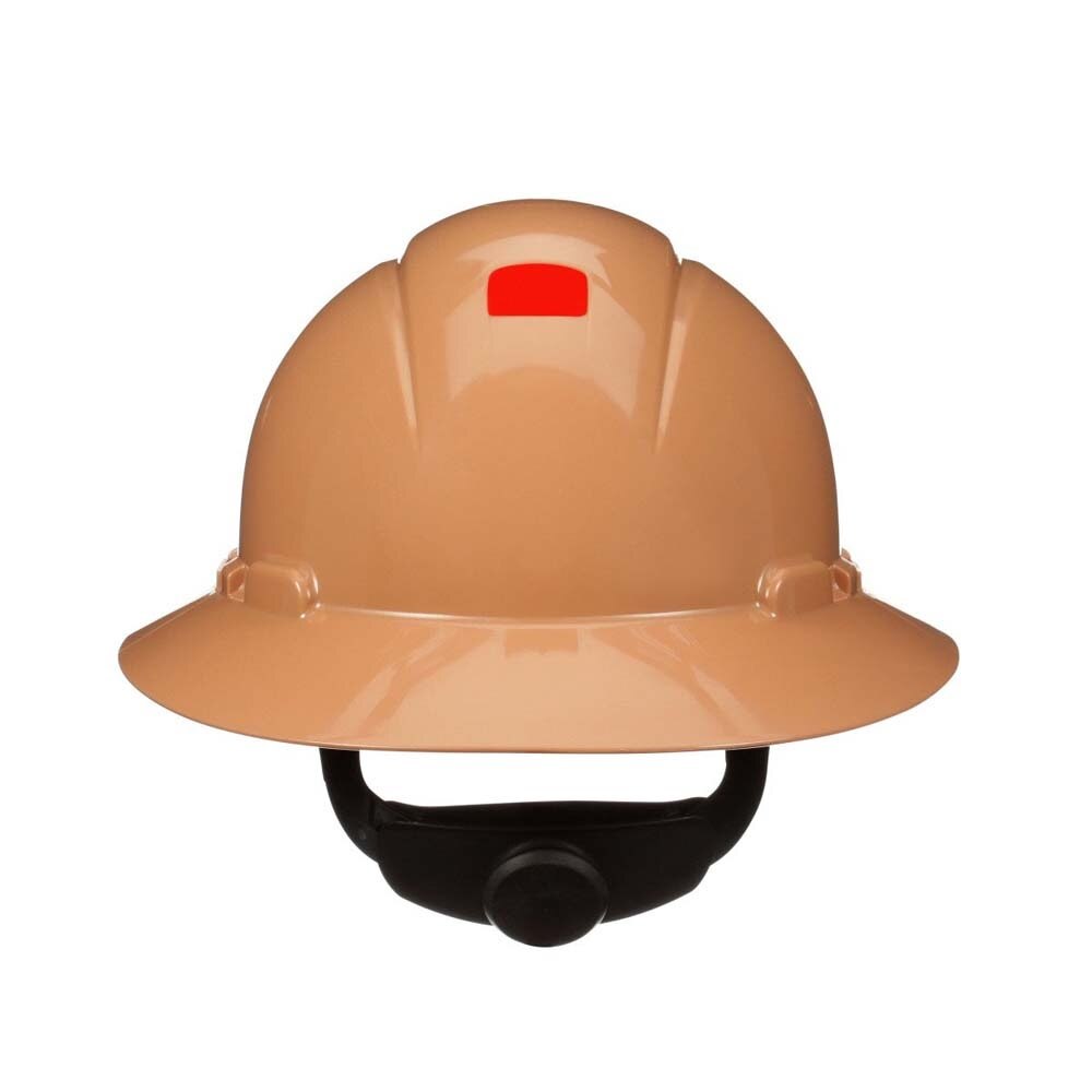 3M H-811SFR-UV SecureFit non-vented full brim safety helmet with Uvicator sensor and 4-point ratchet suspension (Tan) (7100240038) - (20Pack)