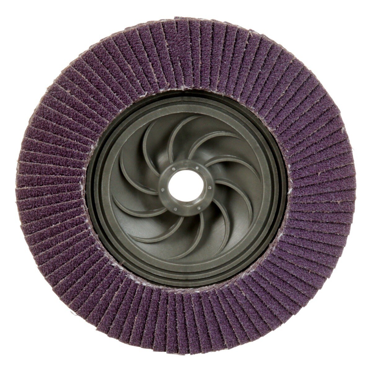 3M Flap Disc 769F Type 29 Quick Change, 60+, Purple, 5 in x 5/8 in-11 Threaded Ceramic Precision-Shaped Grain Grinding and Finishing Disc for Carbon Steel and Stainless Steel (7100242991) - (10Pack) - 3
