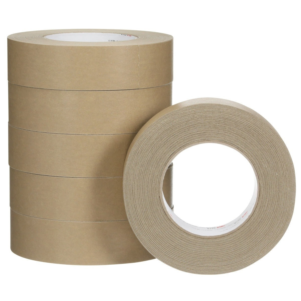3M 2519 High Performance Flatback Tape, Tan, 36 mm x 55 m (7100243697) (24 Pack) - 5