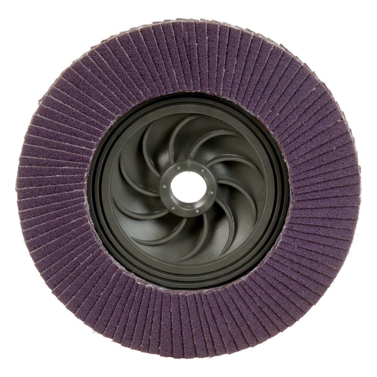 3M 769F Flap Disc, T27 Quick Change, Threaded 5 in x 5/8 in-11, Precision Shaped Ceramic, 120+, Purple (7100243781) - (10 Pack) - 5