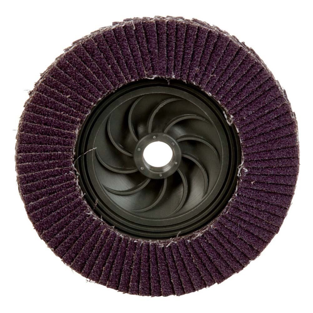 3M 769F Flap Disc Type 27 Quick Change 40+ Ceramic Precision-Shaped Grain for Grinding and Finishing on Carbon and Stainless Steel (5 in x 5/8-11) (7100243883) - (10Pack) - 3