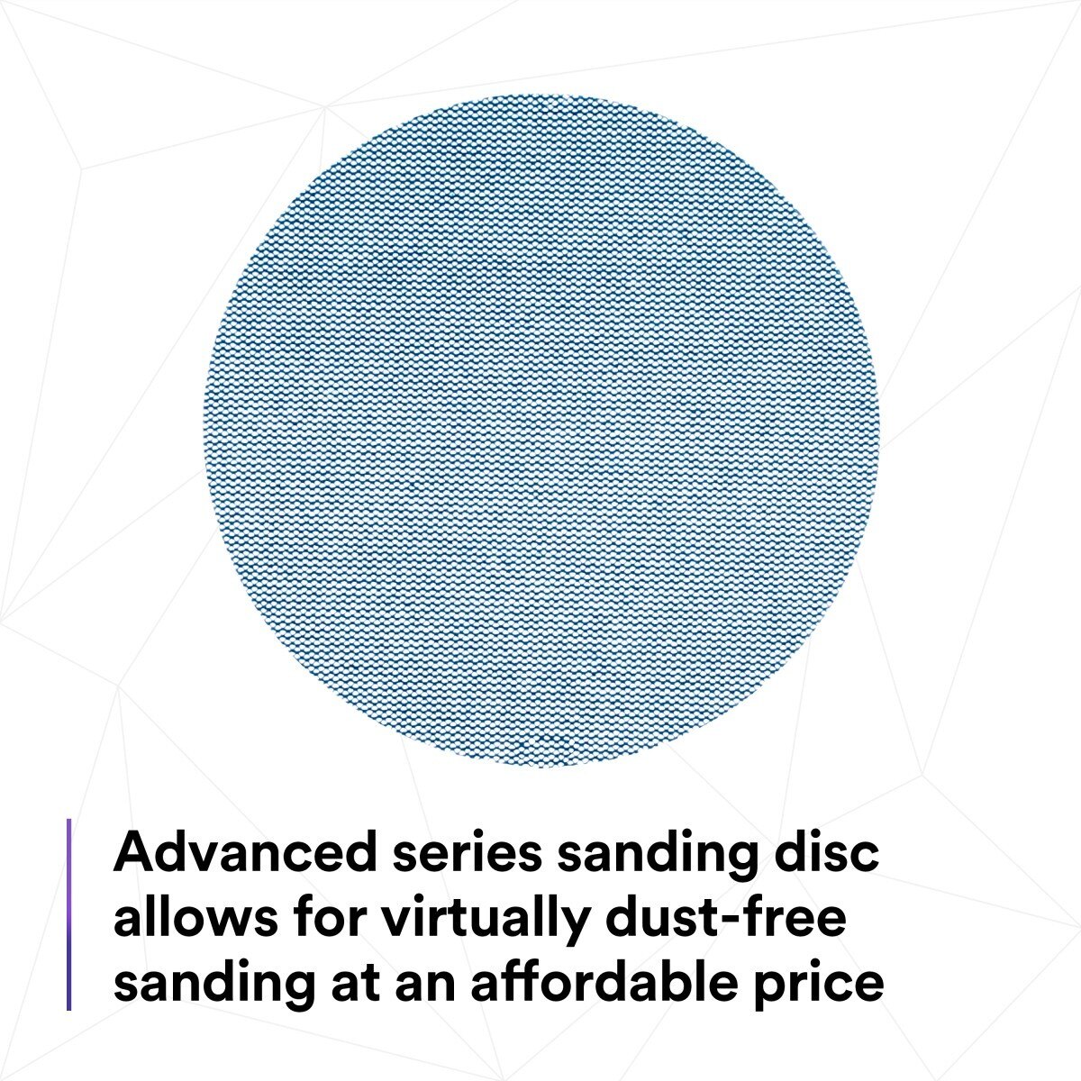 3M 310W Xtract Clean Sanding Net Disc, 320+, Blue, 5 in x NH, Die 500X, Hook and Loop (7100247522) (500 Pack) - 4