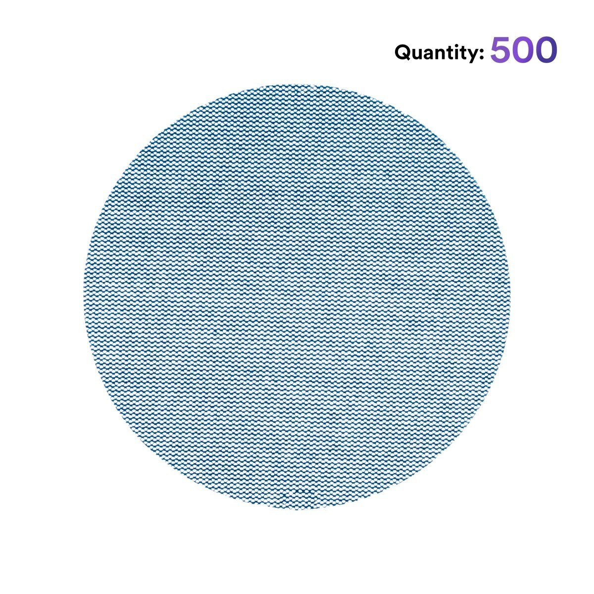 3M 310W Xtract Clean Sanding Net Disc, 220+, 5 in x NH, Die 500X, Hook & Loop, Blue (7100247526) (500 Pack) - 10
