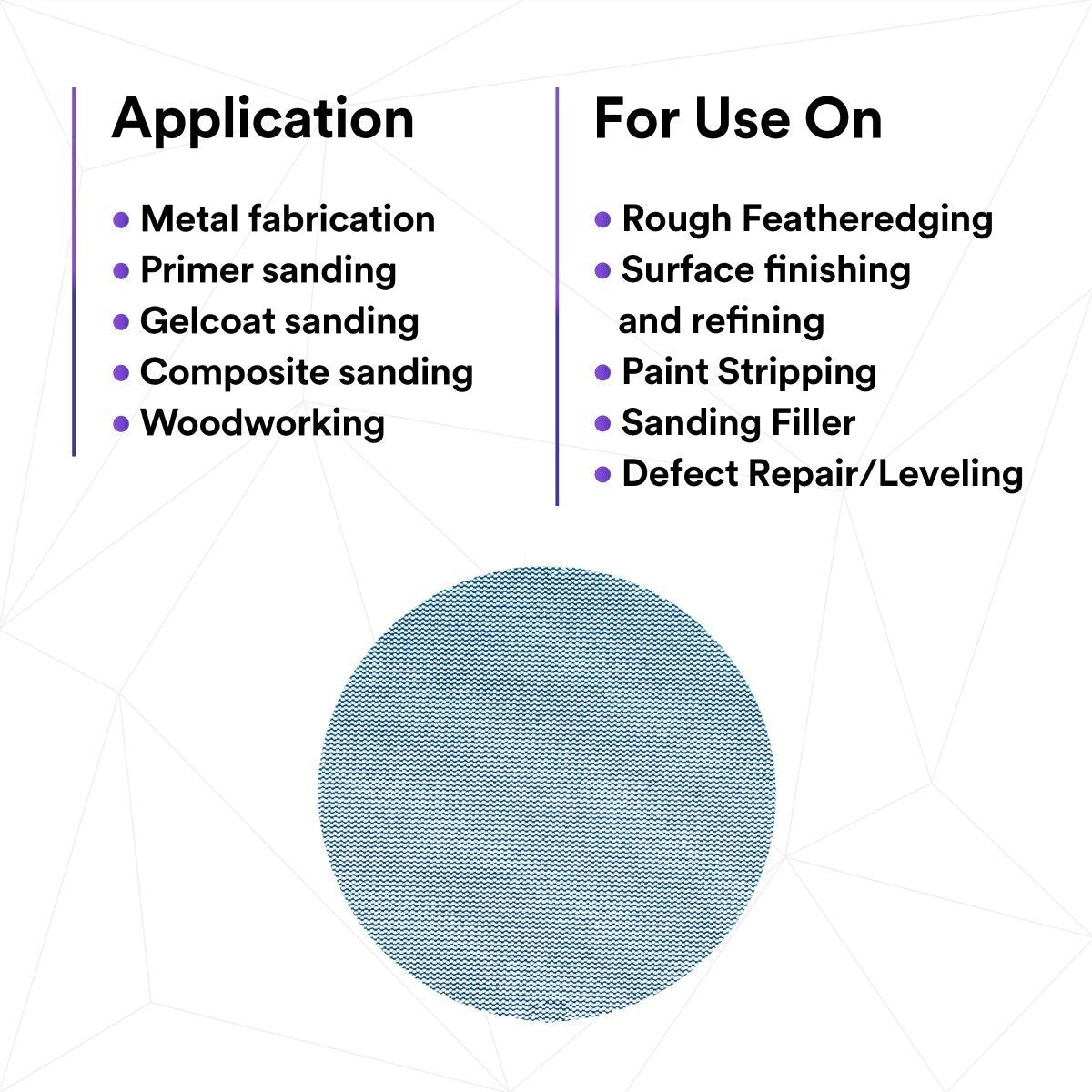 3M 310W 88420 Xtract Clean Sanding Net Disc, 150+, 5 in x NH, Die 500X, Hook & Loop (7100247528) (500 Pack) - 4