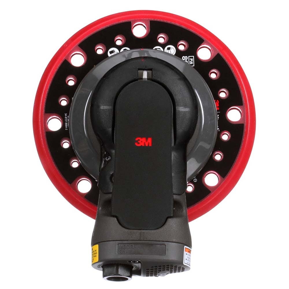 3M 88950 Pneumatic Random Orbital Sander, 6 in Non-Vacuum, 3/16 in Orbit, 12000 RPM, .28 HP, Variable Speed (7100258652) - 5