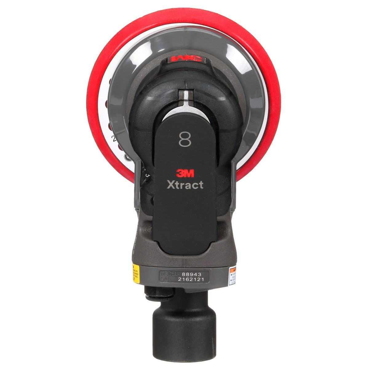 3M 88943 Xtract Pneumatic Random Orbital Sander, 5 in, Central Vacuum, 5/16 in Orbit (7100258885) - 5