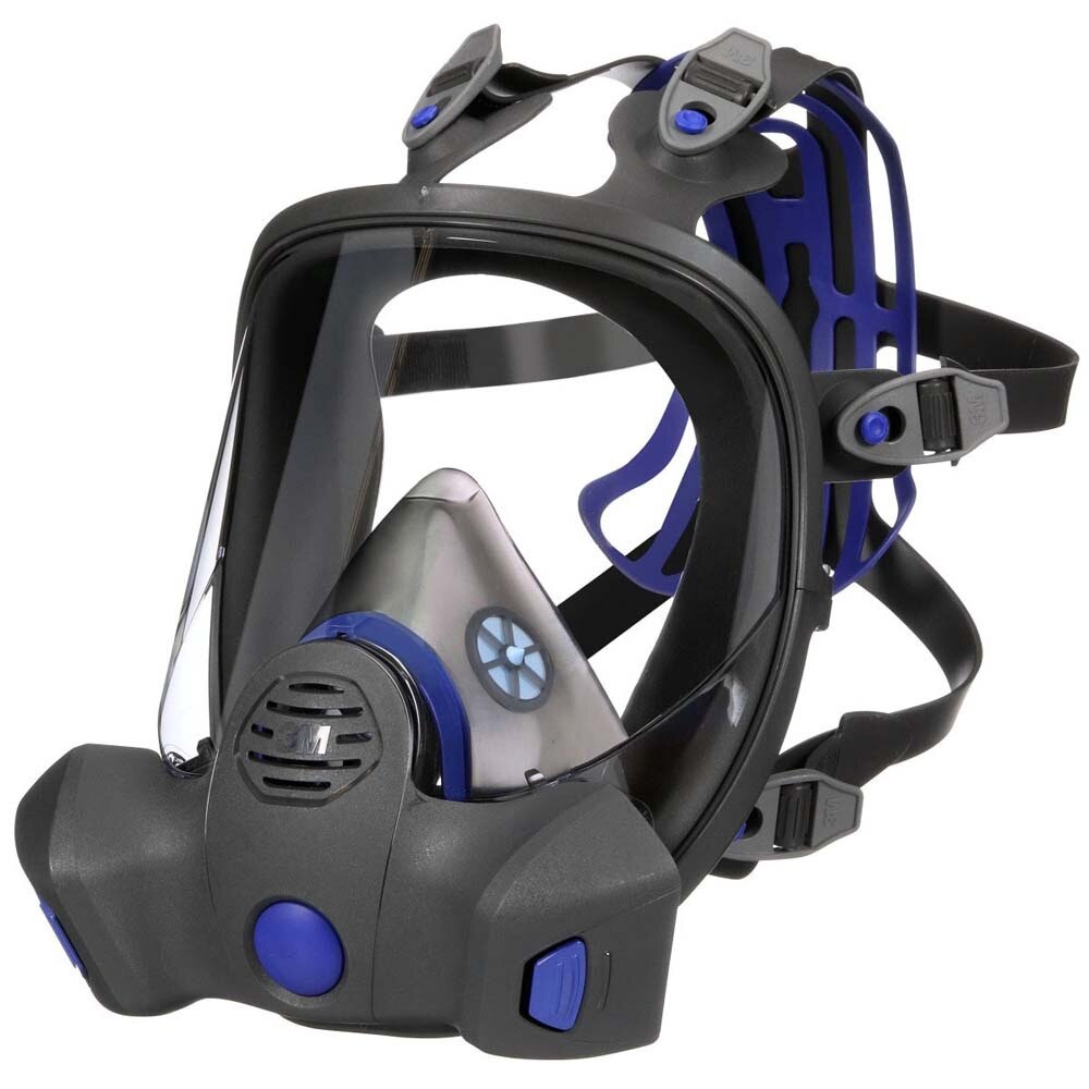 3M FF-801 Secure Click Full Facepiece Reusable Respirator , Small (7100261327) - (4Pack) - 3