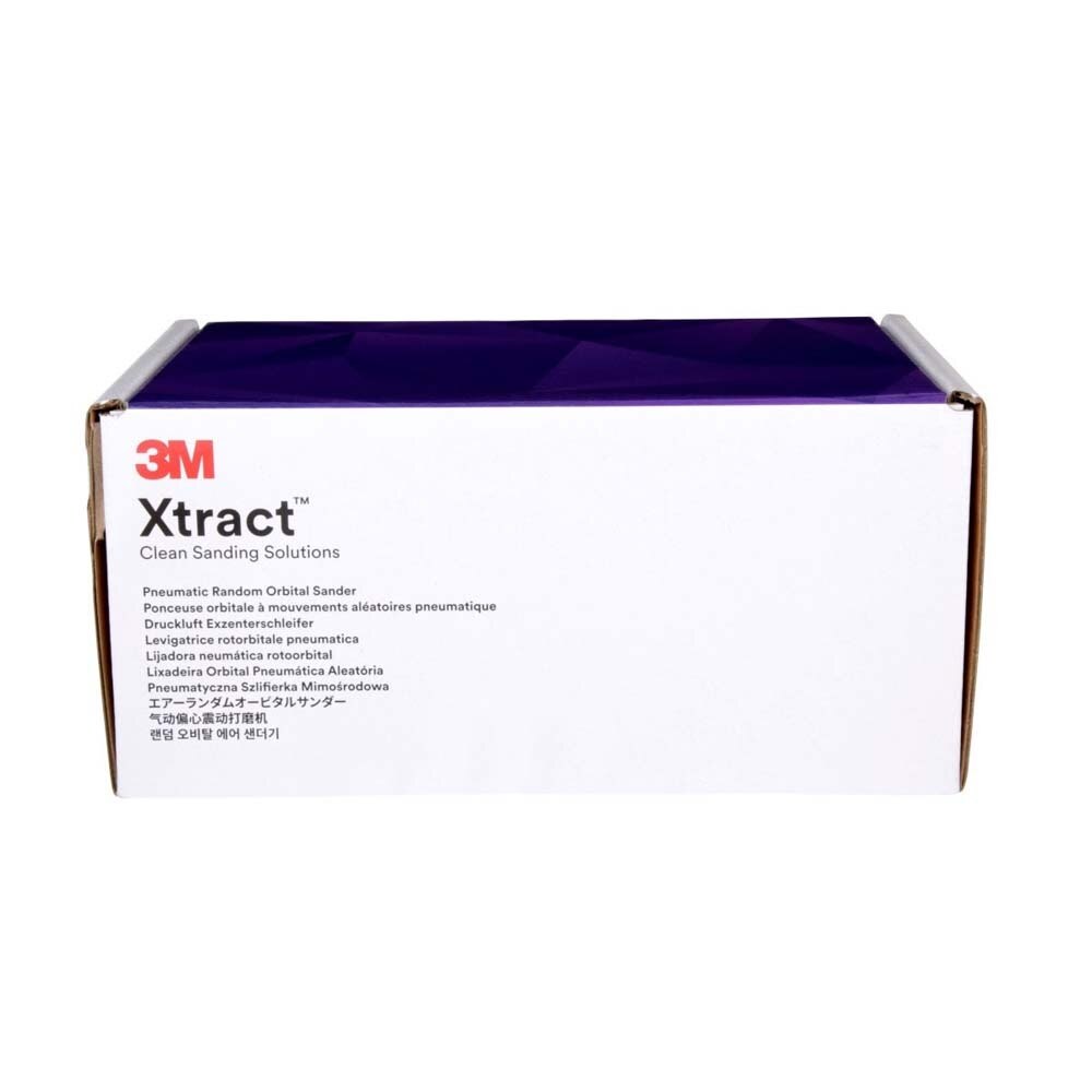 3M 88957 Xtract Pneumatic Random Orbital Sander, 6 in, Self-Generated Vacuum, 3/32 in Orbit (7100264077) - 6