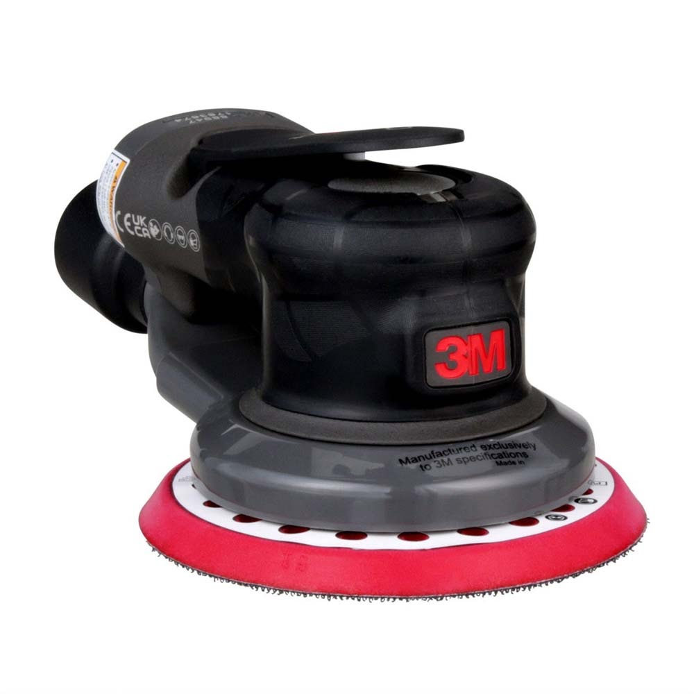 3M 88947 Xtract Pneumatic Random Orbital Sander, 5 in, Self-Generated Vacuum, 5/16 in Orbit, Ergonomic and Lightweight, 209W Motor (7100264239) - 2