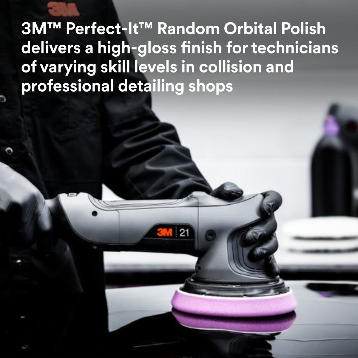 3M 34133 Random Orbital Polish, Purple, 1 Pint (16 fl oz/473 mL), Fast Cutting Polisher for Automotive Buffing and Polishing, High Gloss Finish (7100270085) - (6 Pack) - 6