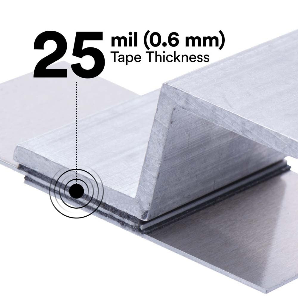 3M RP+060GF VHB Tape , Gray, 1 in x 36 yd, 25 mil, Film Liner (7100273260) (9 Pack) - 6