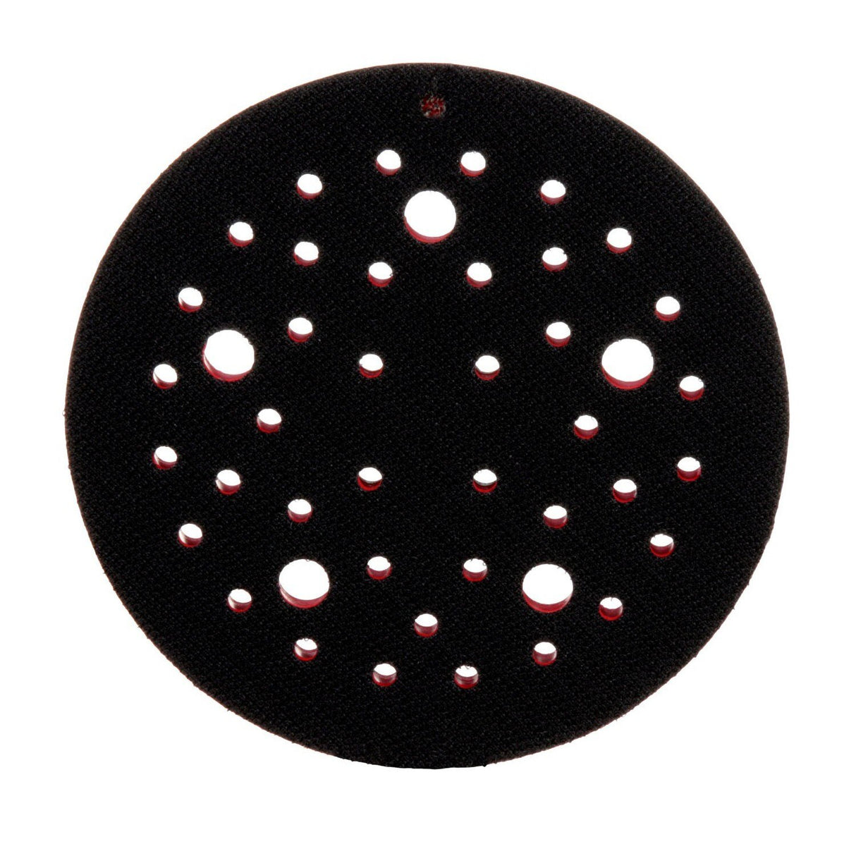 3M Xtract Hookit Hook and Loop Sanding Disc Backup Pad, Hard, Red, 5 in, 44 Holes, Low Profile, Max 12000 RPM OPM, 5/16-24 EXT (89410) (7100273463) - (10Pack) - 4