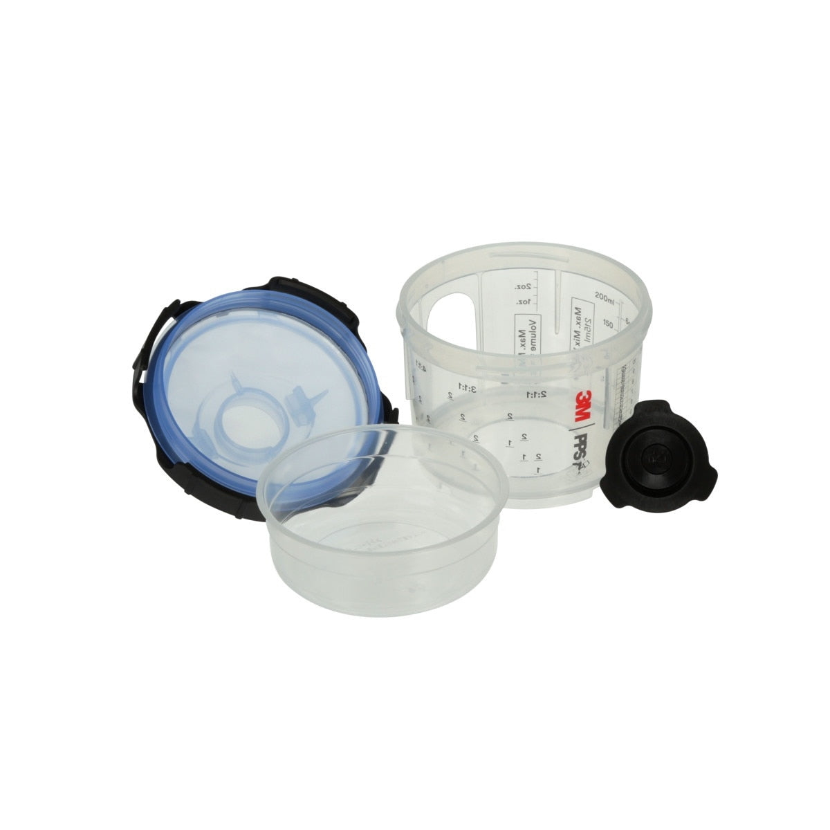 3M 26328 PPS Spray Cup System Kit, Micro, 3 fl oz 90 mL, 125 Micron Filter (7100284555) - 5