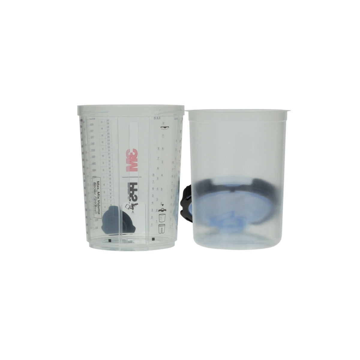 3M 26325 PPS Series 2.0 Spray Cup System Kit, Large, 28 fl oz, 125 Micron Filter, 1 Cup, 50 Lids and Liners, 32 Plugs (7100284561) - 5