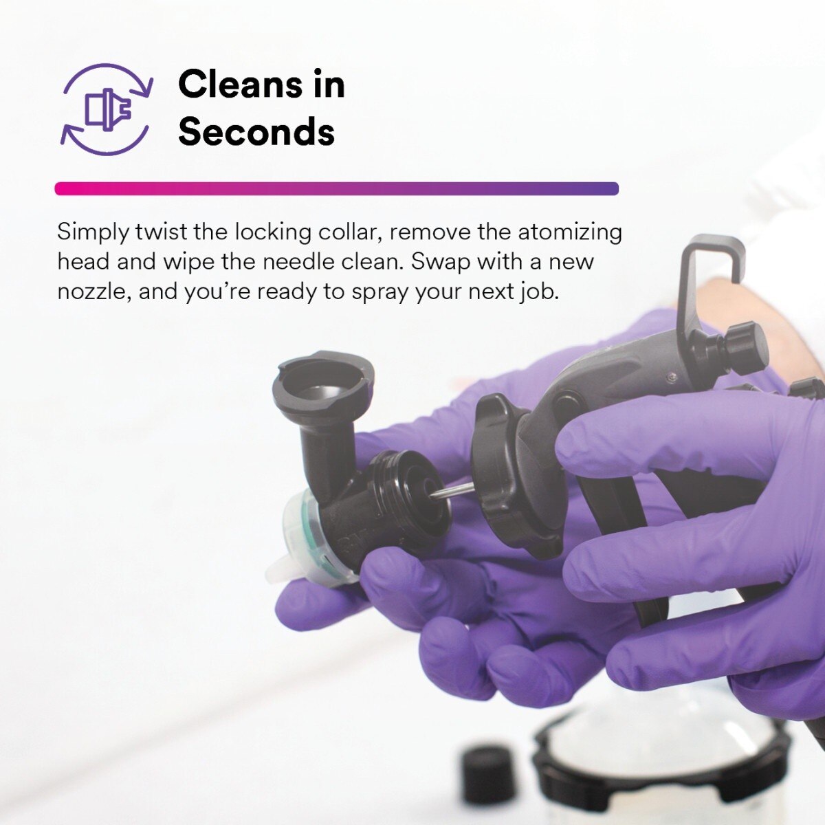 3M PPS Performance Spray Gun Starter Kit with PPS 2.0 Spray Cup System, 15 Replaceable Gravity HVLP Atomizing Heads, Air Control Valve (26778) (7100285101) - (2Pack) - 7