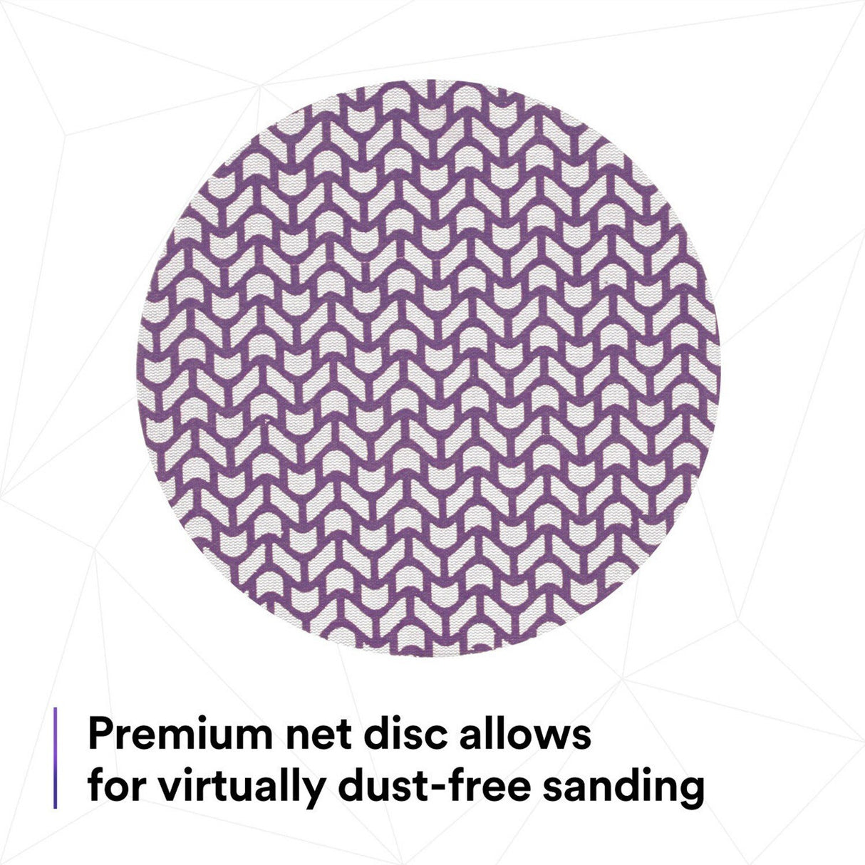 3M 710W Cubitron II Net Disc, 150+, Purple, 8 in x NH, Die 800L, Hook & Loop (7100287463) (300 Pack) - 4