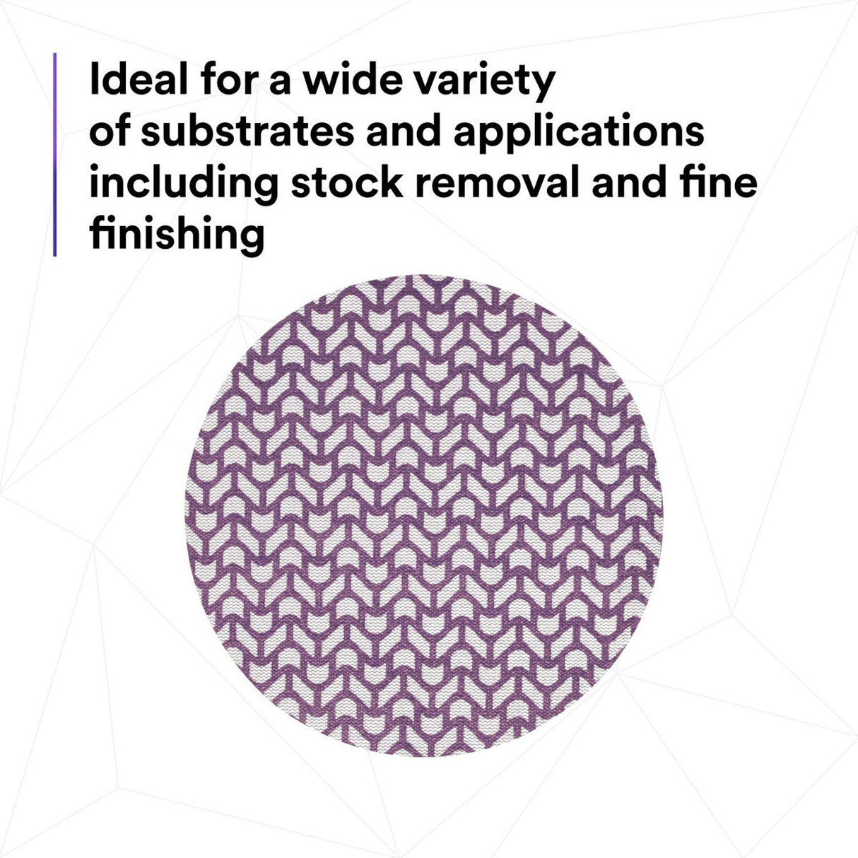 3M 710W 83420 Xtract Clean Sanding Net Disc, 80+, Purple, 8 in x NH, Die 800L, Hook & Loop for Metal, Wood, Composites, Stock Removal and Finishing (7100287535) (300 Pack) - 9