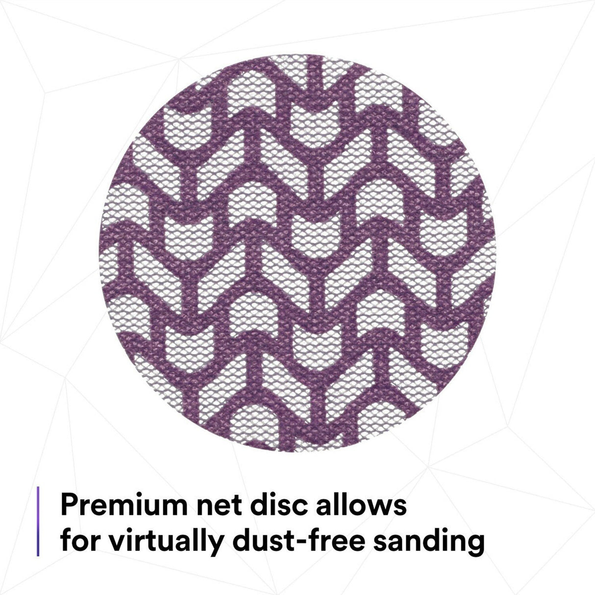 3M 710W 88485 Cubitron II Hookit Clean Sanding Net Disc, 80+, Purple, 3 in, Die 300V (7100287538) (300 Pack) - 4