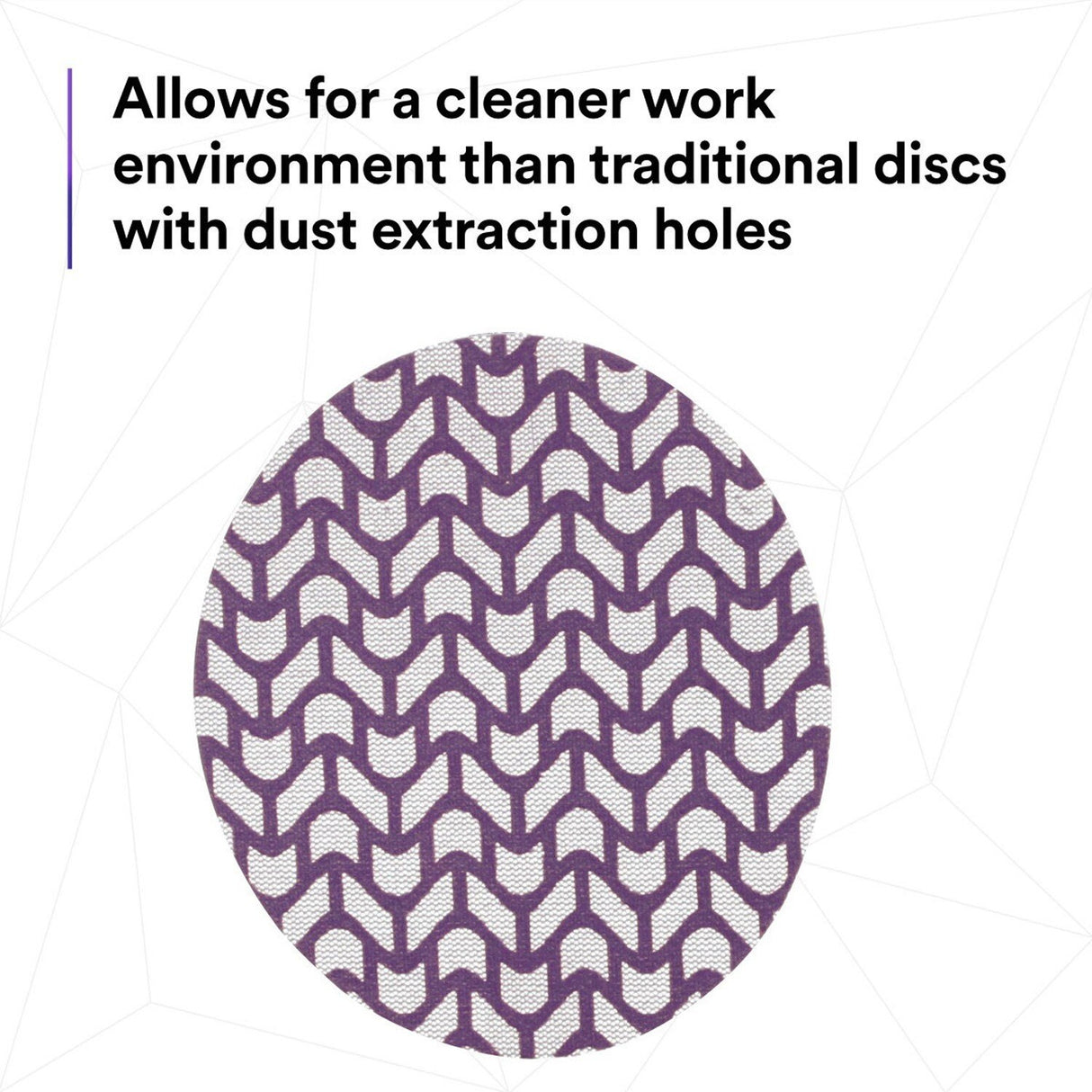 3M 710W Cubitron II Hookit Net Disc, 320+, 5 in x NH, Die 500X, Purple (7100288134) (300 Pack) - 8