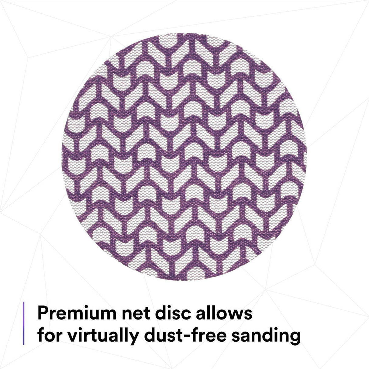 3M 710W Xtract Net Disc, 120+, 5 in x NH, Die 500X, Hook & Loop, Purple (7100288225) (300 Pack) - 4