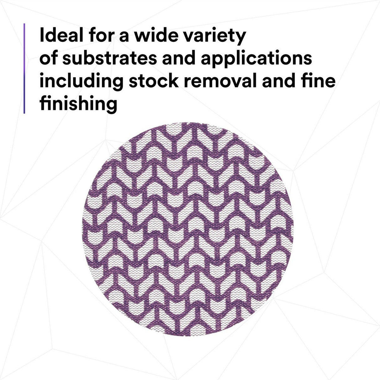 3M 710W Xtract Net Disc, 120+, 5 in x NH, Die 500X, Hook & Loop, Purple (7100288225) (300 Pack) - 10