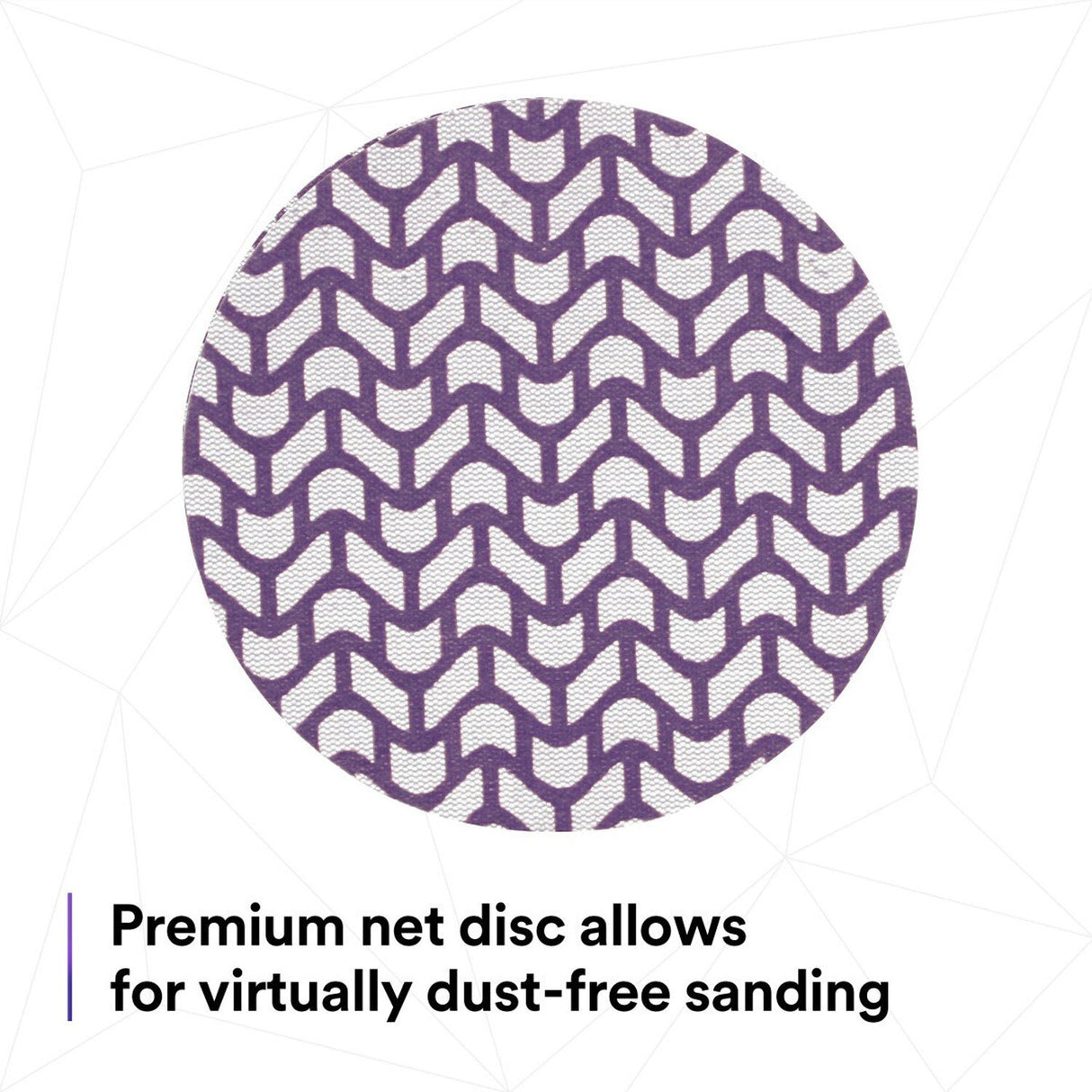 3M 710W Cubitron II Hookit Net Disc, 220+, Purple, 5 in x NH, Die 500X (7100288230) (300 Pack) - 4